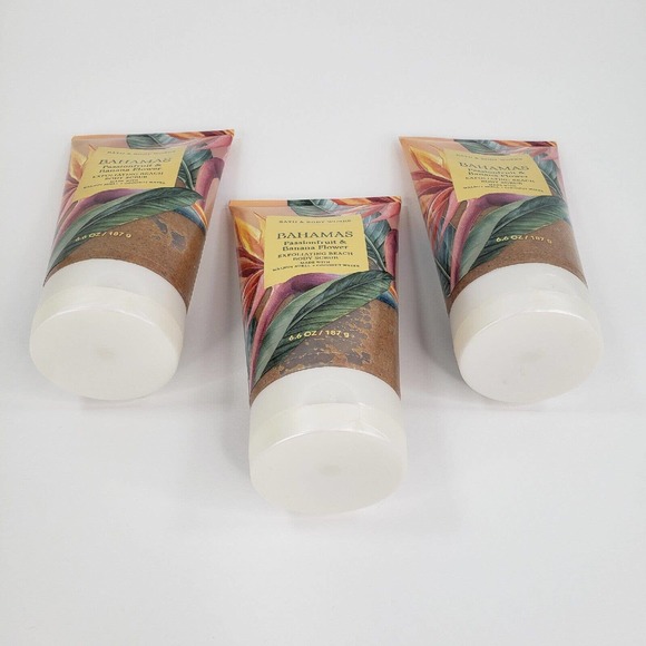3 BAHAMAS Passionfruit Banana Flower Body Scrub Exfoliating Wash Bath Body Works - Picture 6 of 6